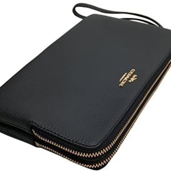 COACH 6649 DOUBLE CORNER ZIP WRISTLET - Picture 3 of 4